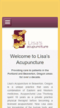 Mobile Screenshot of lisasacupuncture.com